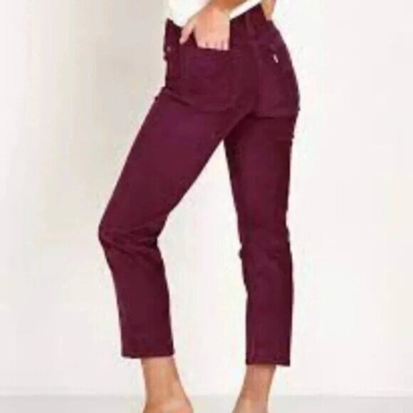 Levi's Wedgie Straight Leg Cord Potent Corduroy 26 - Picture 2 of 16